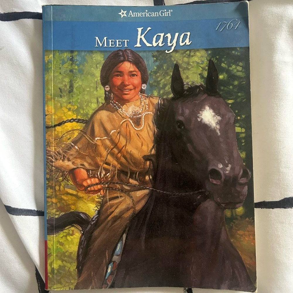 American Girl Kaya Adventure Book with Green and Brown Cover